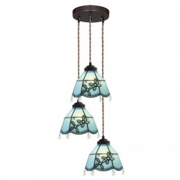 Pendellampe i Tiffany-Stil...