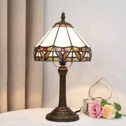 Bordlampe i Tiffany-Stil...