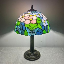 Bordlampe i Tiffany-Stil...