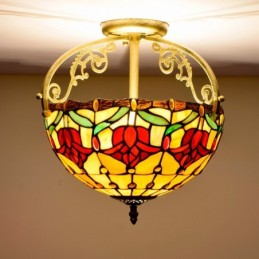 Takplafond i Tiffany-Stil...