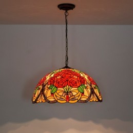 Pendellampe i Tiffany-Stil...