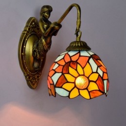 Vegglampe i Tiffany-Stil...