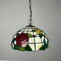 Pendellampe i Tiffany-Stil...