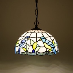 Pendellampe i Tiffany-Stil...