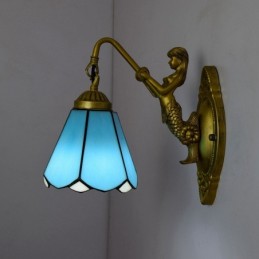 Vegglampe i Tiffany-Stil...