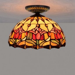 Takplafond i Tiffany-Stil...
