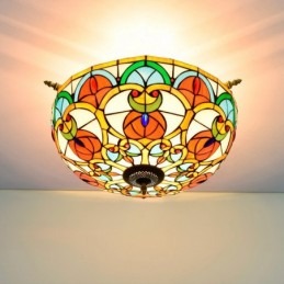 Takplafond i Tiffany-Stil...