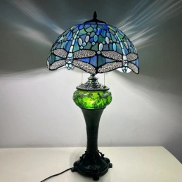 Bordlampe i Tiffany-Stil...