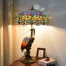 Bordlampe i Tiffany-Stil...