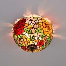 Takplafond i Tiffany-Stil...