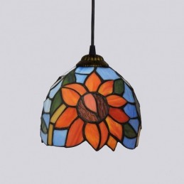 Pendellampe i Tiffany-Stil...
