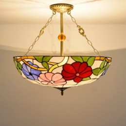 Pendellampe i Tiffany-Stil...