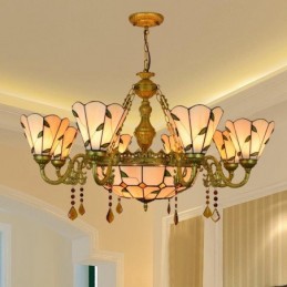 Lysekrone i Tiffany-Stil...