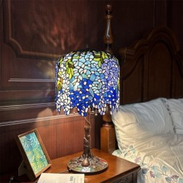 Bordlampe i Tiffany-Stil...