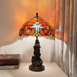 Bordlampe i Tiffany-Stil...
