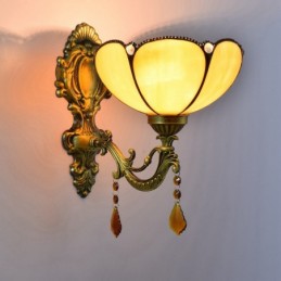 Vegglampe i Tiffany-Stil...