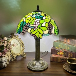 Bordlampe i Tiffany-Stil...
