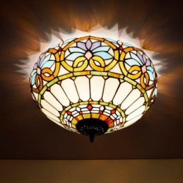 Takplafond i Tiffany-Stil...