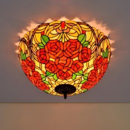 Takplafond i Tiffany-Stil...