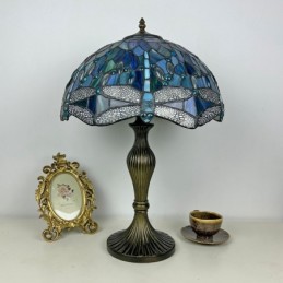 Bordlampe i Tiffany-Stil...