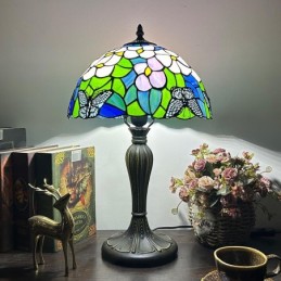 Bordlampe i Tiffany-Stil...