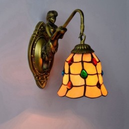 Vegglampe i Tiffany-Stil...