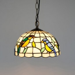 Pendellampe i Tiffany-Stil...