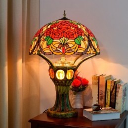 Bordlampe i Tiffany-Stil...
