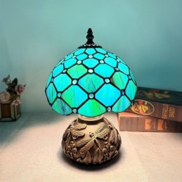 Bordlampe i Tiffany-Stil...