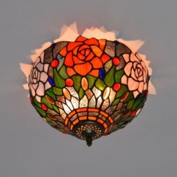 Takplafond i Tiffany-Stil...