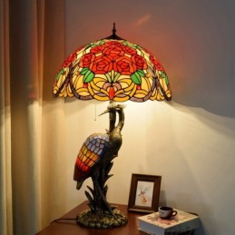 Bordlampe i Tiffany-Stil...