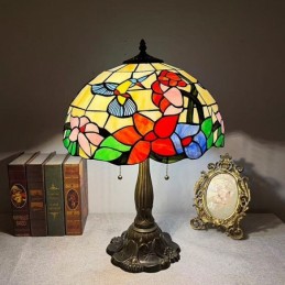 Bordlampe i Tiffany-Stil...