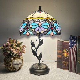 Bordlampe i Tiffany-Stil...