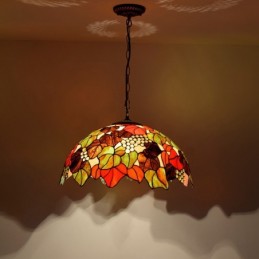 Pendellampe i Tiffany-Stil...