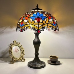 Bordlampe i Tiffany-Stil...